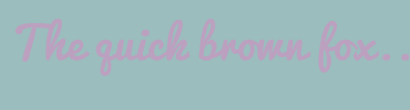 Image with Font Color BCA0C0 and Background Color 9BBDBD